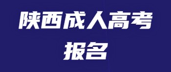 陕西成人高考报名