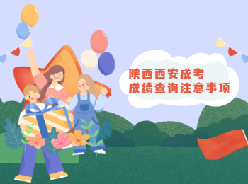 陕西西安成考成绩查询注意事项