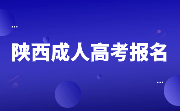 2024年陕西成人高考报名步骤是什么？