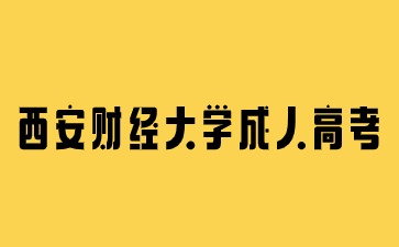 2024年西安财经大学成人高考报名流程